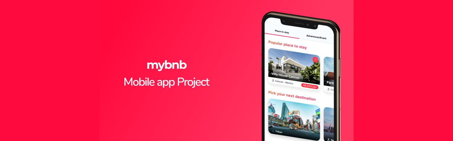 Mybnb - Bed and Breakfast Application Concept